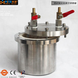 Alumina Berjajar Vacuum Ball Mill Jar Keramik Grinding Pot / Tank Umur Panjang