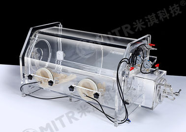 Isolator Lab Glove Box Peralatan Laboratorium Dengan Vakum Untuk Bahan Elektronik