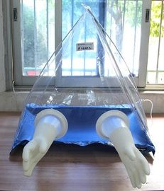 Kotak Sarung Tangan Laboratorium PVC, Sarung Tangan Captair Pyramid Untuk Pengujian Investigasi