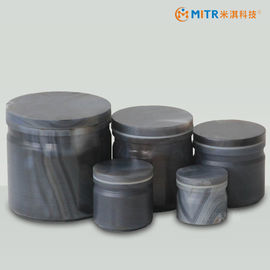 Profesional 500ml Agate Ball Mill Jar Untuk Tanah Pelarut Granularity Resistance