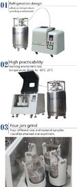 Mesin Ball Mill Laboratorium Laboratorium Suhu Rendah Dengan Cryogenic Liquid Nitrogen