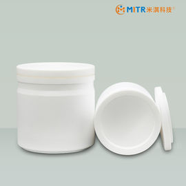 Warna Putih 50ml PTFE Gerinda Jars Lab Ball Mill Aksesoris 11mm Tebal