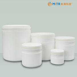 Kekuatan Tinggi 50ml - 500ml Giling Gilingan PTFE Guci 9/10 / 11mm Tebal