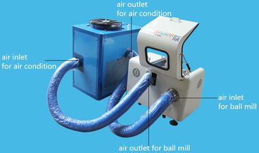 Mesin Penggilingan Ball Planetary Tipe Cryogenic 10-640r / Min Kecepatan Rotasi