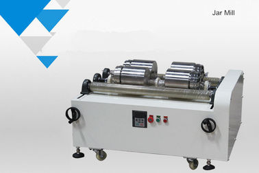 Skala Kecil PU Roller Ball Mill Dengan Peralatan (0,5-1L) * 2 Jar Volume