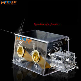 Anti-Uv Vacuum Glove Box Untuk Penelitian Pengujian Universal 700 * 450 * 500mm