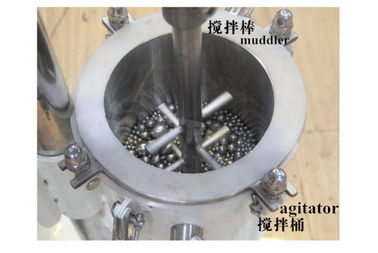 Laboratorium Vertikal Mesin Ball Mill Aduk Dengan Jar Stainless Steel