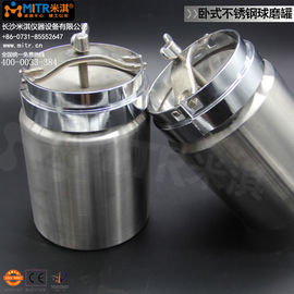 Horisontal Stainless Steel Ball Mill Grinding Jar Untuk Roll Ball Mill / Pot Mill