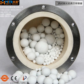 Alumina Berjajar Vacuum Ball Mill Jar Keramik Grinding Pot / Tank Umur Panjang