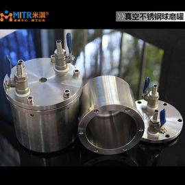 Stainless Steel Vacuum Ball Mill Jar 100ml - 10L Gunakan Super Power Grinding Milling
