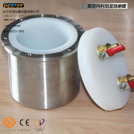 Nylon Lined Vacuum Ball Mill Jar 100ml - 10L, Giling Mill Jars ISO Lulus