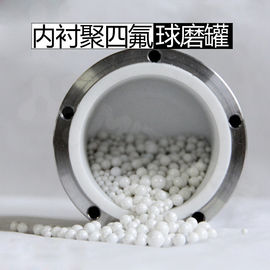 PTFE Vacuum Ball Grinding Mangkuk Mill Jar 0,1 Liter Ball Mill Teflon Guci