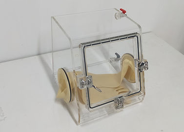 CE Laboratorium Nitrogen Kotak Sarung Tangan Ruang Vakum 400mm * 400mm * 400mm