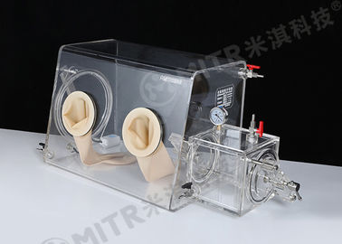 Mini Lab Glove Box Dengan Gas Inert Dan Vakum Turun Ke -0.1MPA Di Transport Box
