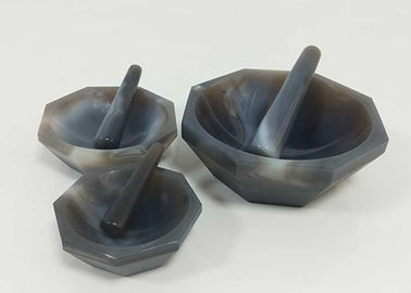 Agate Mortar Planet Ball Mill Aksesoris Roller Ball Jars Pola Alami Unggul
